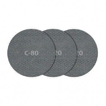 Pack 5 malhas aderentes carburo de silcio gro 80,120,220 125mm 8464000 ref 82548 WOLFCRAFT