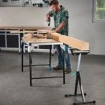 Cavalete multifuncional com suporte e rolo 6102300 ref 82458 WOLFCRAFT