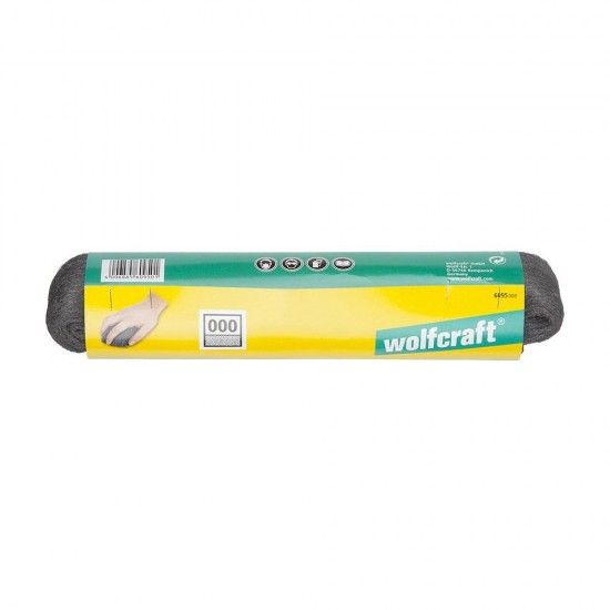 Lã de aço de grão 000, 200g 6095000 refª 82414 WOLFCRAFT Lã de aço de grão 000, 200g 6095000 refª 82414 WOLFCRAFT