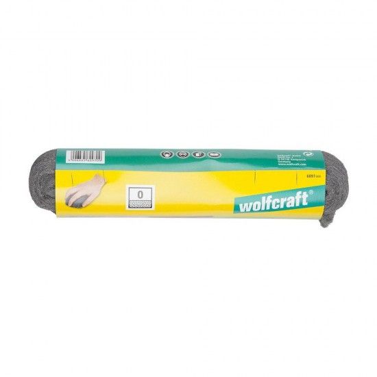 Lã de aço de grão 0, 200g 6097000 refª 82416 WOLFCRAFT Lã de aço de grão 0, 200g 6097000 refª 82416 WOLFCRAFT