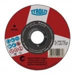 Disco de corte plano 41c �125x1x22,23 a60r-bfb ref� 82011 TYROLIT