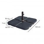 Base para chap�u-de-sol exc�ntrico mod. 81910 / 81911 / 81913 / 81914 ref� 81915 AMBIANCE