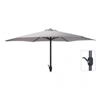 Chapu-de-sol 300cm altura mxima 248cm cor: cinza claro ref 81916 NULL