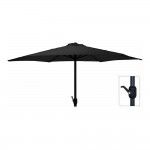 Chapéu-de-sol ø300cm altura máxima 248cm cor: cinza antracita refª 81905 AMBIANCE Chapéu-de-sol ø300cm altura máxima 248cm cor: cinza antracita refª 81905 AMBIANCE