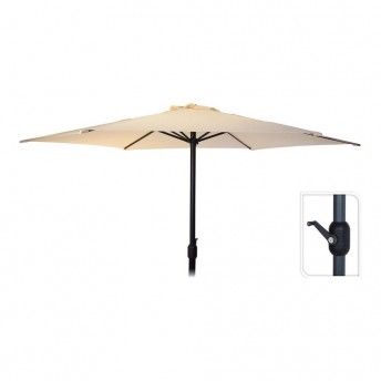 Chapu-de-sol 300cm altura mxima 248cm cor: creme ref 81907 AMBIANCE