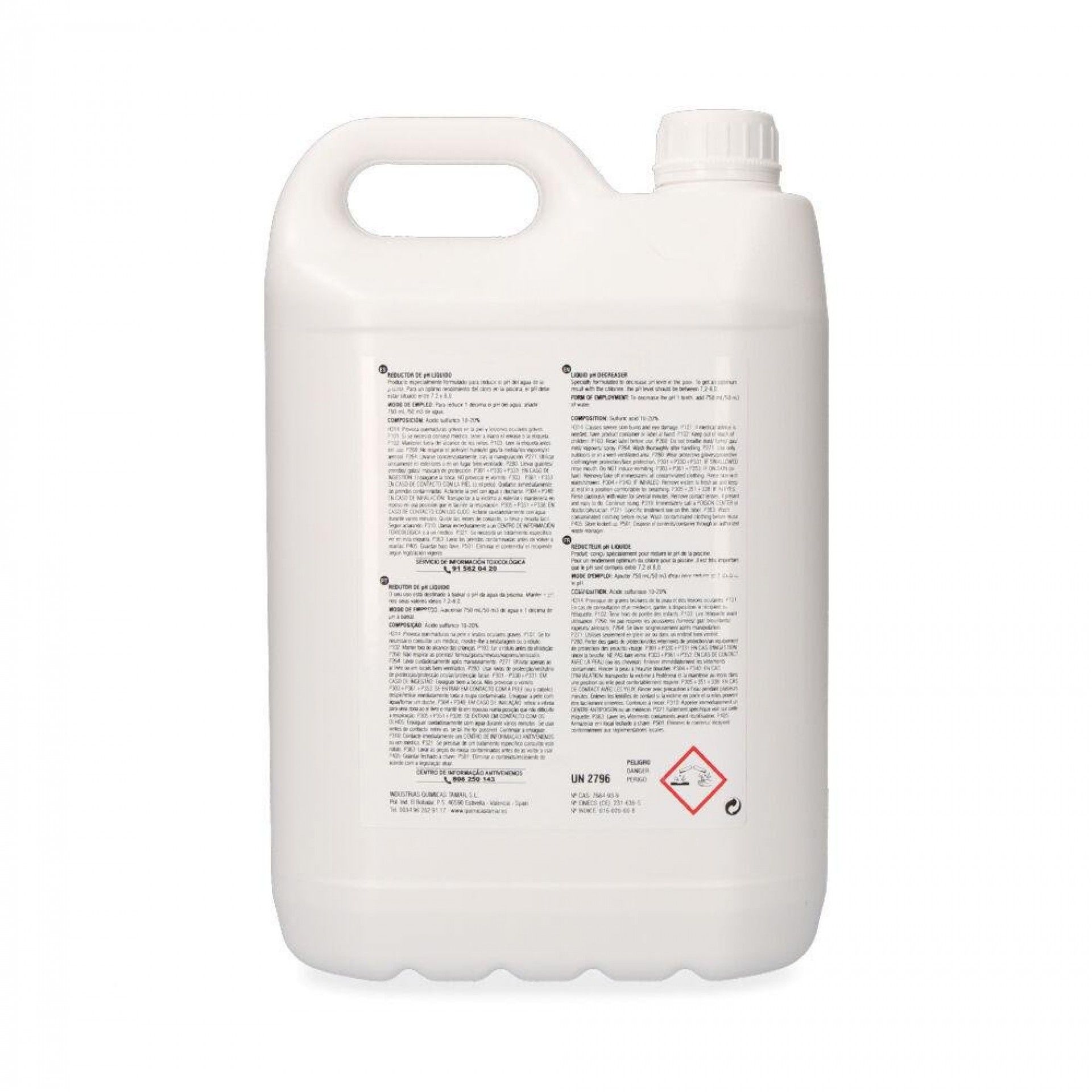 Redutor ph liquido 5 l. fusão refª 81706 EDM