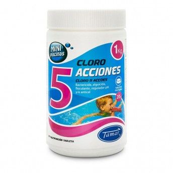 Cloro 5 aes pastilha 1kg ref 81712 TAMAR
