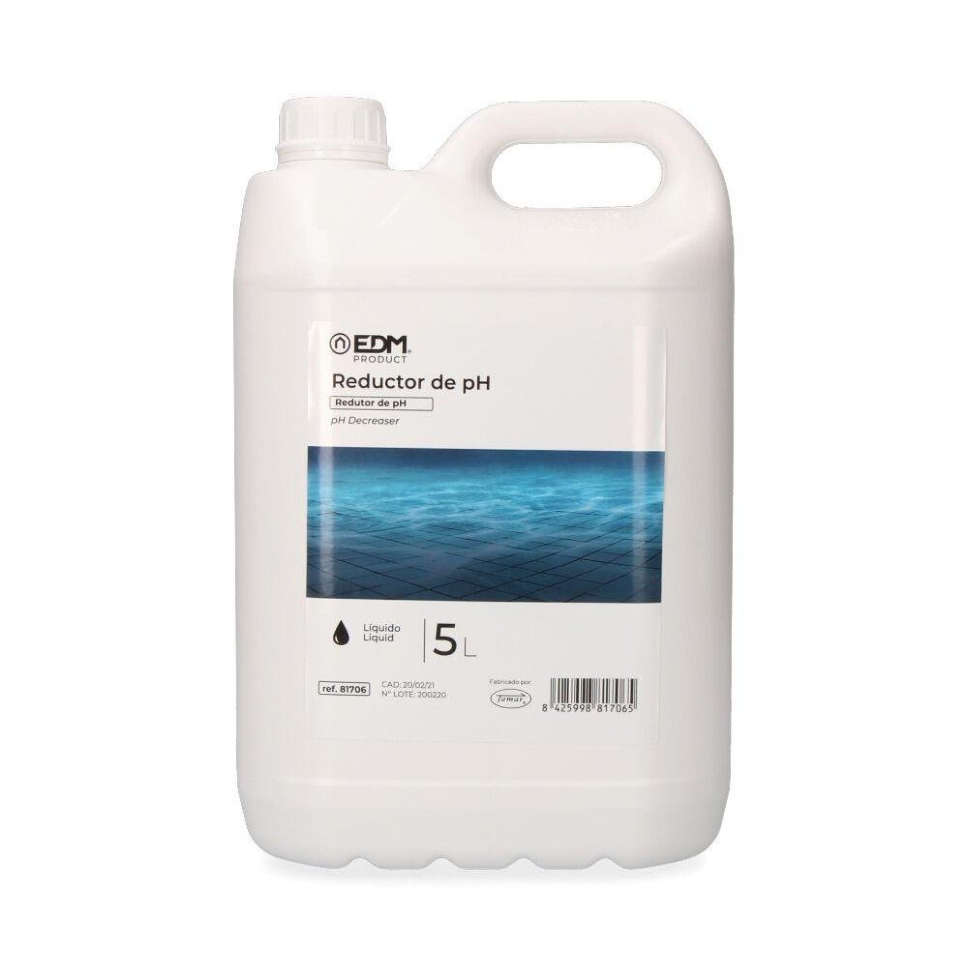 Redutor ph liquido 5 l. fusão refª 81706 EDM