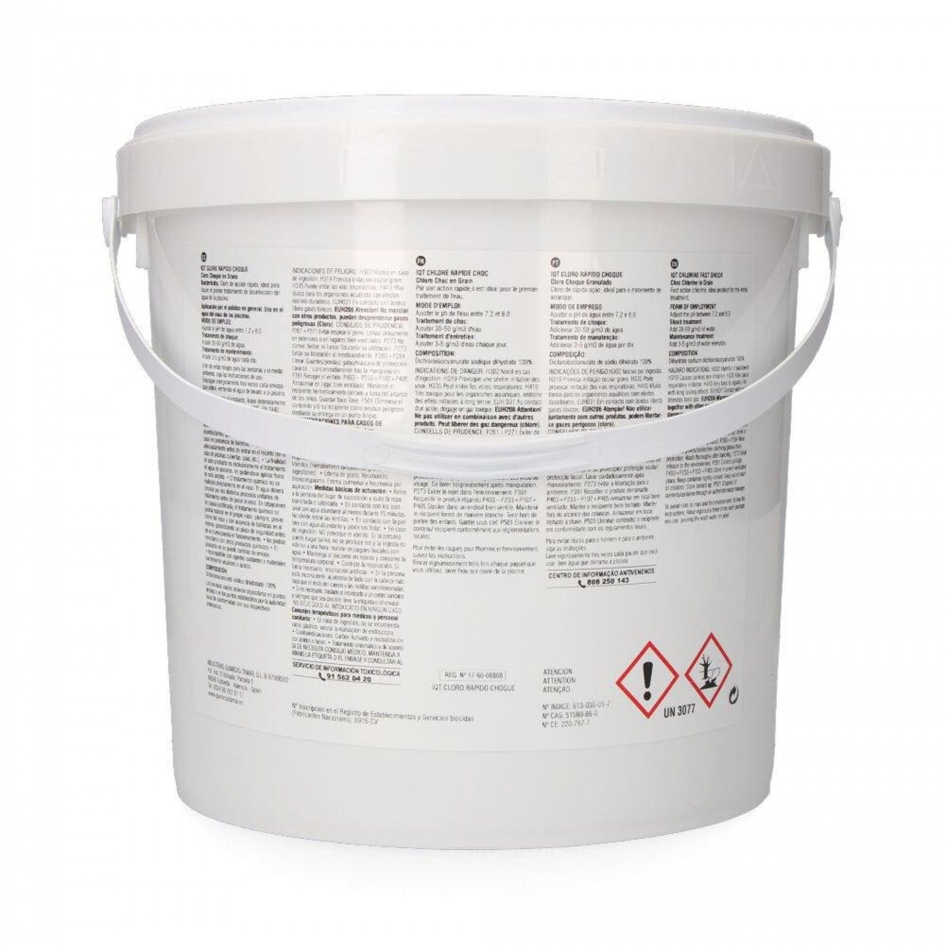 Cloro de choque 5kg fusão refª 81701 EDM