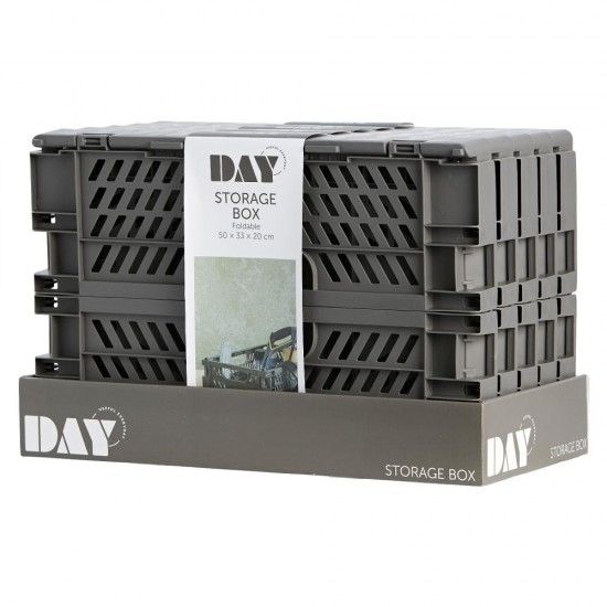Caixa de armazenamento dobrável 50x33x25cm refª 81235 DAY Caixa de armazenamento dobrável 50x33x25cm refª 81235 DAY
