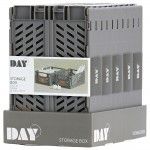 Caixa de armazenamento dobr�vel 25x16,5x10cm kit 2 pe�as ref� 81231 DAY