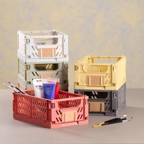 Caixa de armazenamento dobr�vel 25x16,5x10cm kit 2 pe�as ref� 81231 DAY