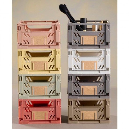 Caixa de armazenamento dobrável 17x12,5x7cm kit 2 peças refª 81229 DAY Caixa de armazenamento dobrável 17x12,5x7cm kit 2 peças refª 81229 DAY