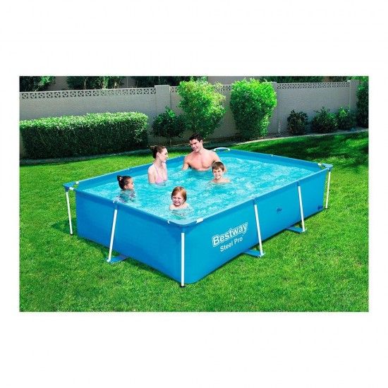 Piscina pool frame 259x170x61cm pvc 56403b refª 81163 BESTWAY Piscina pool frame 259x170x61cm pvc 56403b refª 81163 BESTWAY