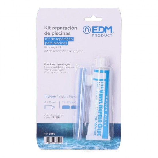 Kit de reparação para piscinas refª 81100 EDM Kit de reparação para piscinas refª 81100 EDM