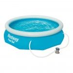 Piscina ø305x76cm 3.200l com depuradora refª 81042 BESTWAY Piscina ø305x76cm 3.200l com depuradora refª 81042 BESTWAY