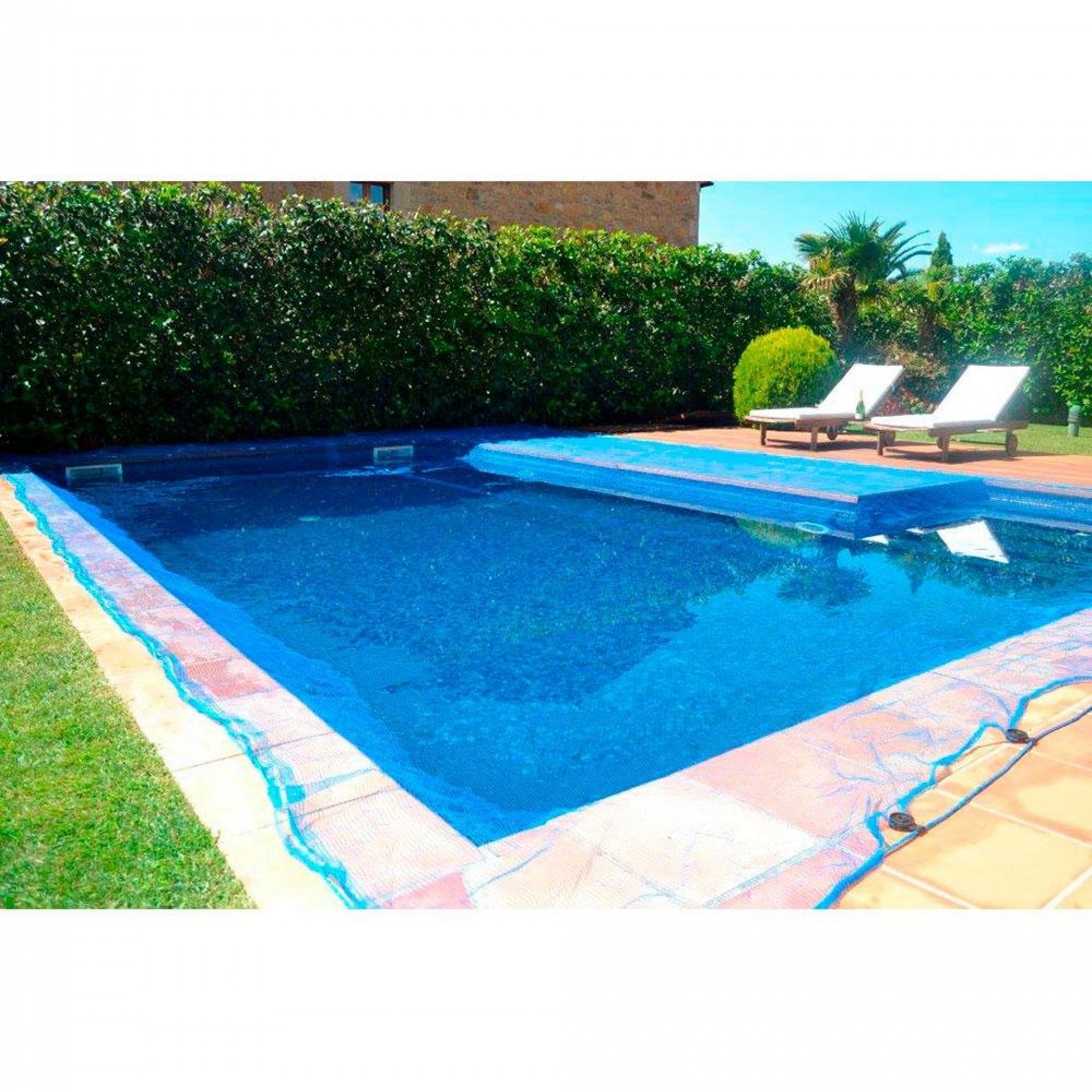 Malha para piscina 6x6m leaf pool cobver refª 81037 FUN AND GO