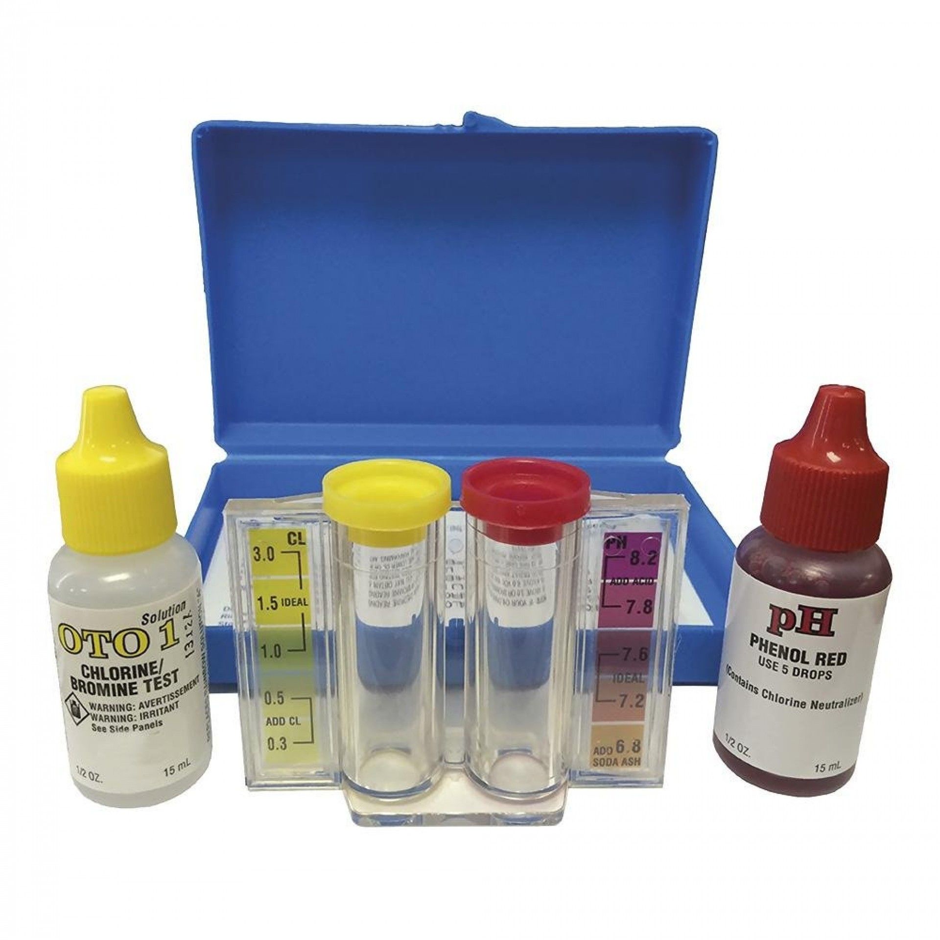 Kit de teste para piscinas cloro - ph-alcalinidade refª 81020 EDM