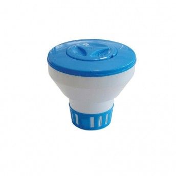 Dispensador qumico flutuante pequeno (grnulos ou comprimidos) 13x13cm ref 81010 EDM