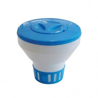 Distribuidor de qumico flutuante (grnulos ou comprimidos) grande 22,5x20cm ref 81013 EDM