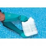 Luvas de trbalho piscinas nitrilo satinado tamanho 8 ref 80926 JUBA