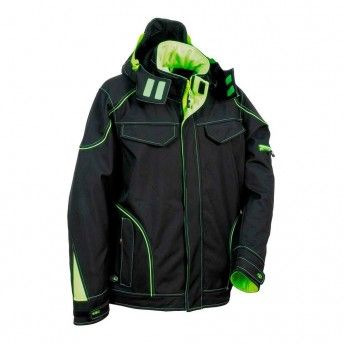 Jaqueta softshell Tecka preto lime ref E80631-E80635 COFRA