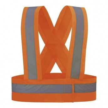 Alas de alta visibilidade cor de laranja fluor hvtora/xl ref 80199 JUBA