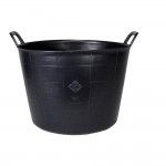 Balde de plstico preto n3 (40l) heavy duty 88778 ref 79639 RUBI
