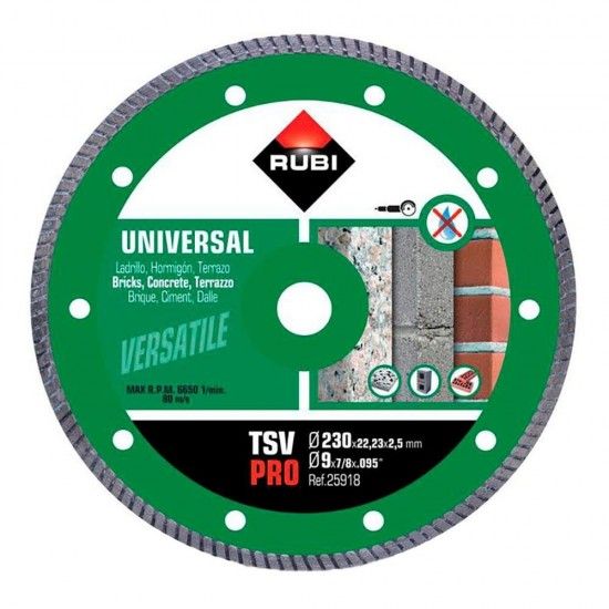 Disco diamante tsv 230mm pro 25918 ref 79513 RUBI