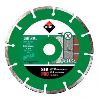 Disco diamante sev 115mm pro 25915 ref 79510 RUBI