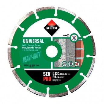 Disco diamante sev 230mm pro 25916 ref 79511 RUBI