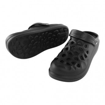 Chinelos para jardim e casa perfurado preto ST-33 ref E79120-E79130 STOCKER