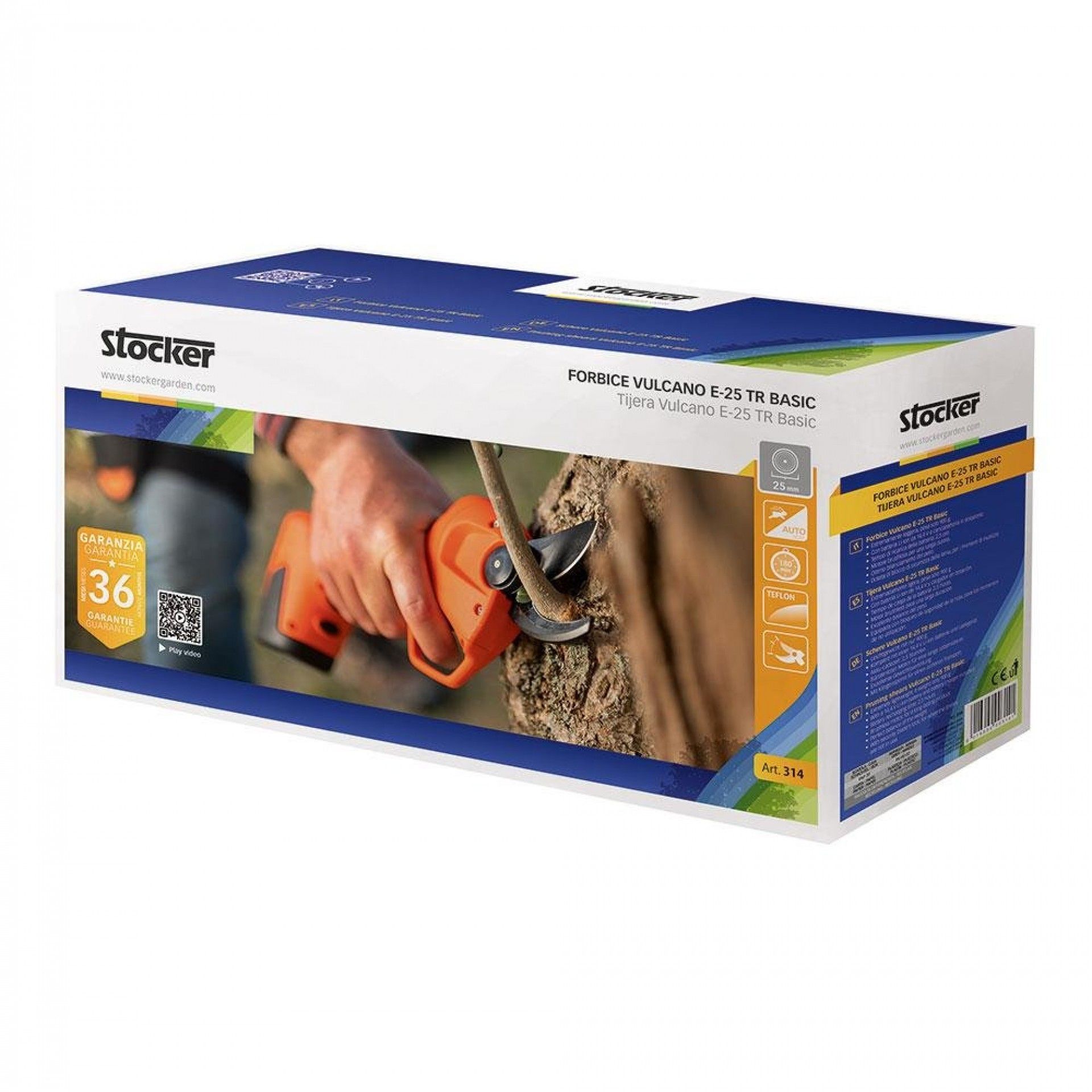 Tesoura vulcano e-25 tr basic st-314 refª 79118 STOCKER