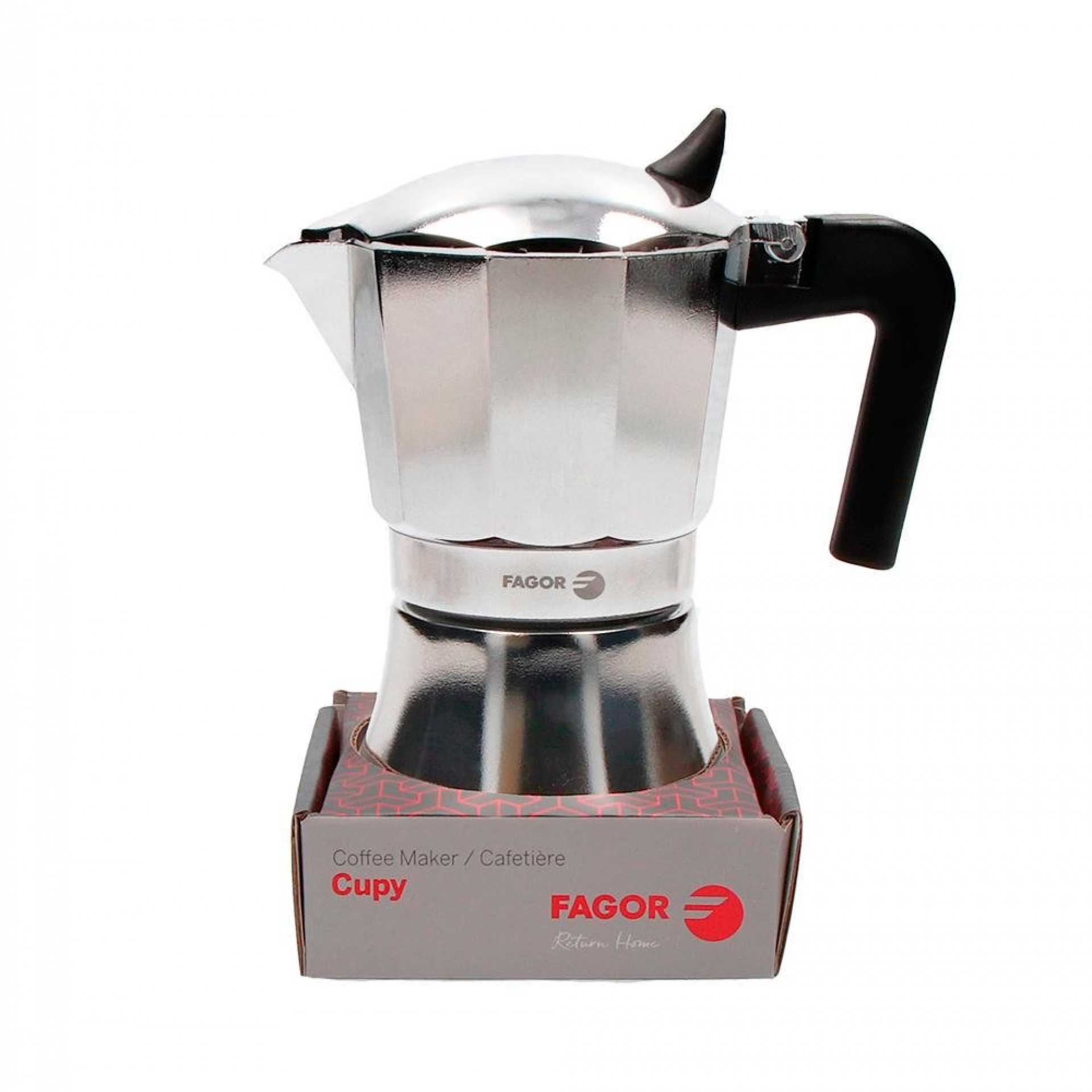 Cafeteira cupy 12 chávenas alumínio 3004 refª 78622 FAGOR
