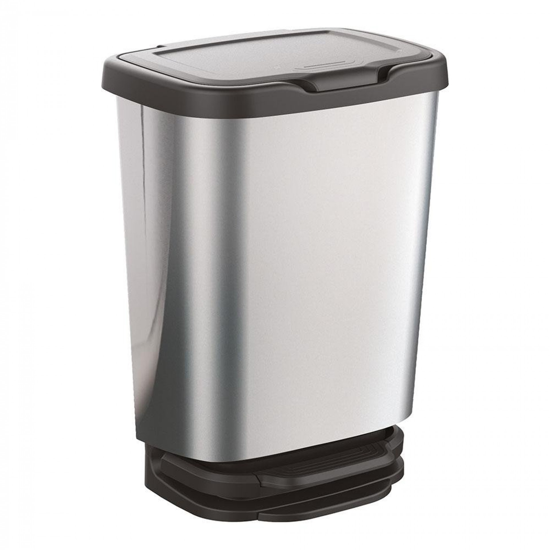 Balde com pedal 20l 33,2x25,2x45,8 cm jive com fecho suave refª 77852 MONDEX