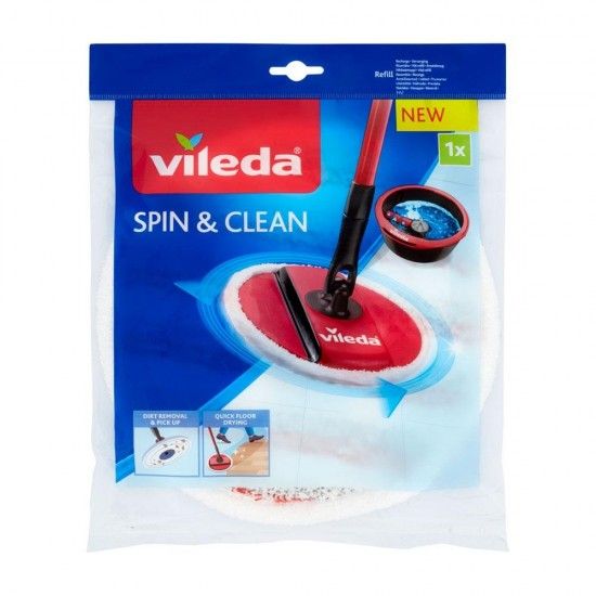Sobresselente esfregona giratoria spin & clean 161822 ref 77579 VILEDA