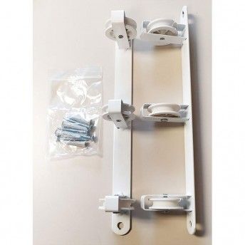 Estendal de parede basic c/3 poleias branco 37x5x5cm refª 77374 NULL Estendal de parede basic c/3 poleias branco 37x5x5cm refª 77374 NULL