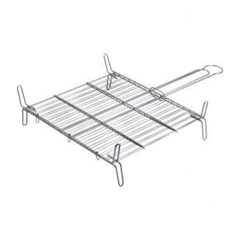 Grelhador duplo 45x45cm edm ref 76843 GOURMET KITCHEN