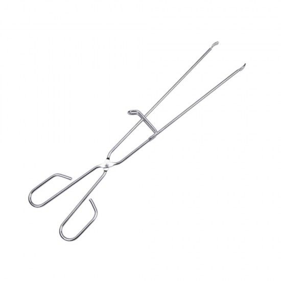 Pinas de ao inoxidavel para churrasqueira. com parada 45cm ref 76223 SAUVIC