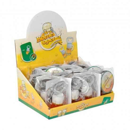 Tira capsulas com iman e forma de jarro de cerveja refª 76224 NULL Tira capsulas com iman e forma de jarro de cerveja refª 76224 NULL