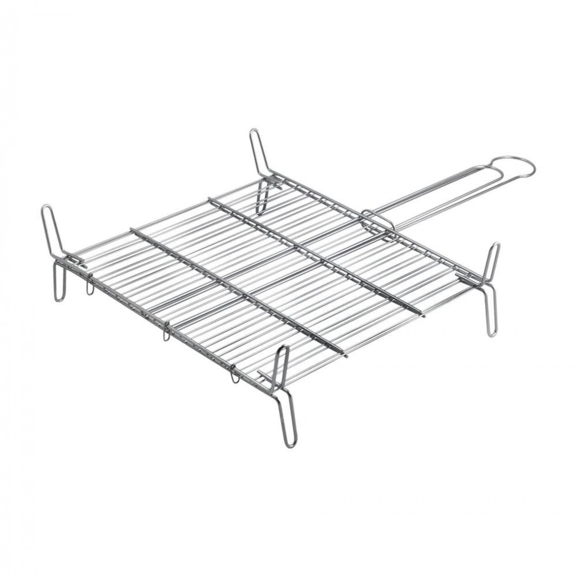 Grelha dupla com pes 40x40cm edm - 2 lados refª 76171 GOURMET KITCHEN