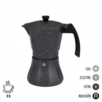 Cafeteira de alumnio de 6 chvenas para induo. ref 76136 GOURMET KITCHEN