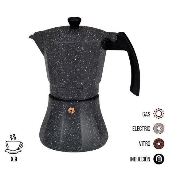 Cafeteira de alumnio de 9 chvenas. ref 76137 GOURMET KITCHEN