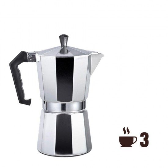 Cafeteira de alumnio de 3 chvenas ref 76121 GOURMET KITCHEN
