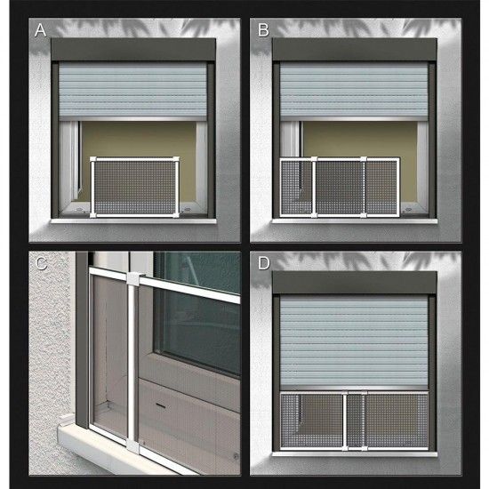Mosquiteira com moldura extensivel 50x75-142cm ref 75881 SCHELLENBERG