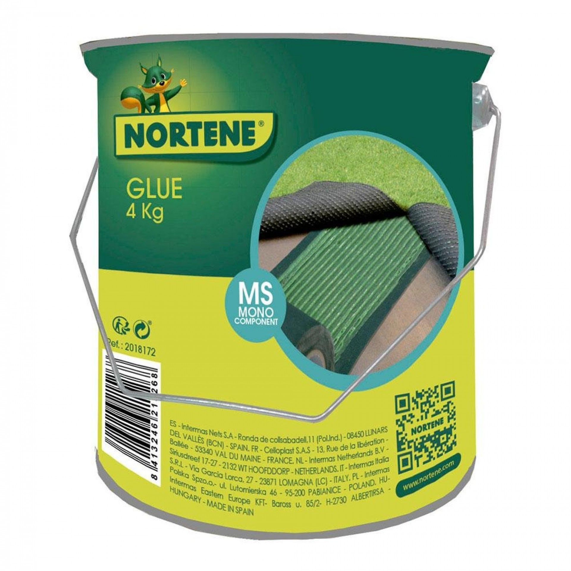 Cola especial para relva artificial glue 4kg . refª 75867 NORTENE