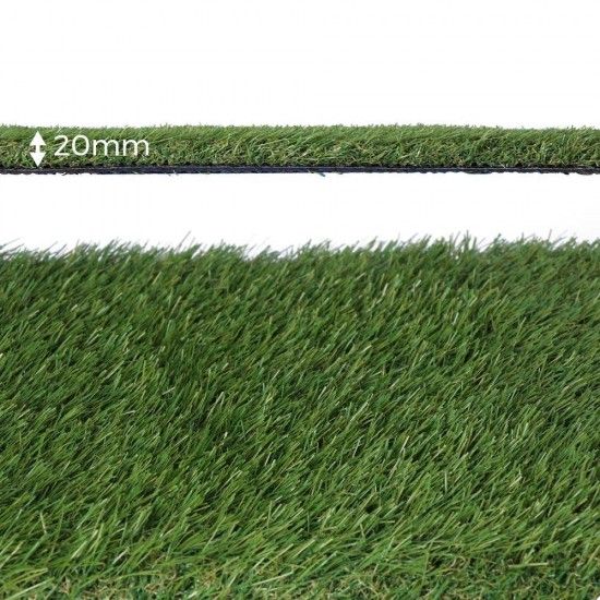 Relva artificial rolo 20mm 2x5m verde modelo: gracefull ref 75827 EDM