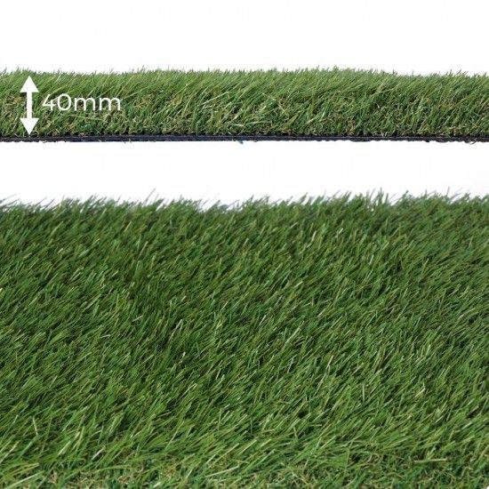 Relva artificial rolo 40mm 1x5m verde modelo: gracefull ref 75834 EDM