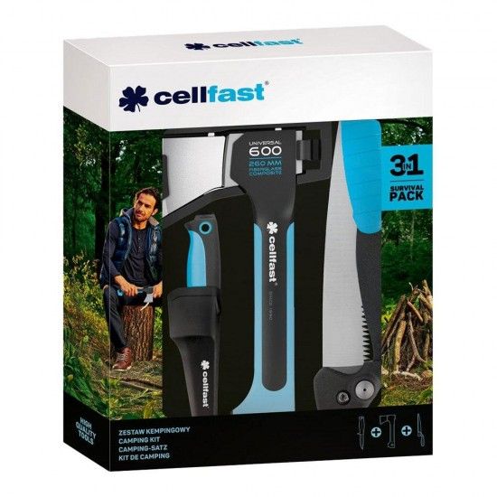 Kit campismo 3 ferramentas de corte ref� 75704 CELLFAST