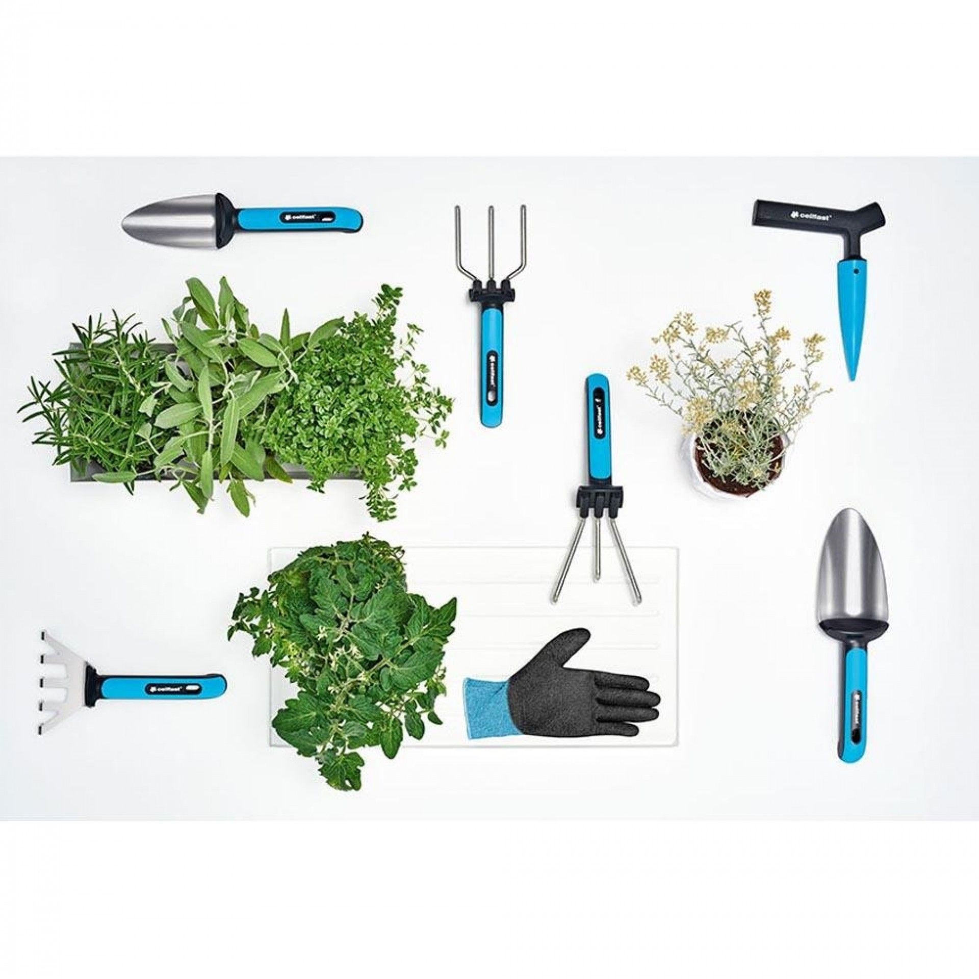 Kit de ferramentas manuais para cultivar energo refª 75703 CELLFAST